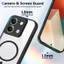 Ốp lưng Poco M6 Pro Vỏ từ tính trong suốt mờ cho Ốp điện thoại Xiaomi Poco M6 Pro 4G