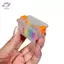 HFTOY 1 Bộ Nhà búp bê Mini di động Hộp đất sét siêu nhẹ 8 màu Mô hình Nhà búp bê Hộp cầm tay Đạo cụ trang trí Phụ kiện cảnh thu nhỏ ~