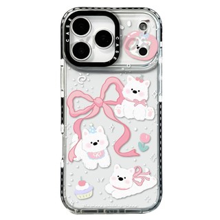 Ốp điện thoại mềm hình chú chó dễ thương cho iPhone 17 Pro Max 16 Plus 15 14 13 12 11 Vỏ bảo vệ chống sốc