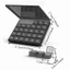 Hộp đựng thuốc hàng tháng CODECOVED, Hộp lưu trữ di động bóp đến mở trong suốt, Hộp đựng thuốc 4 tuần Một tháng Ngăn nhựa Hộp đựng thuốc 30 ngày chống rò rỉ cho du lịch
