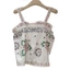Pháp Retro Phong Cách Kỳ Nghỉ Phong Cách Retro Dân Tộc Phong Cách Công Nghiệp Nặng Thêu Hoa Không Tay Top Tính Khí Camisole