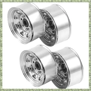 4 Chiếc 1.55 Kim Loại Đính Hạt Bánh Xe Vành Hub Cho 1 / 10 RC Xe Bánh Xích Jr 90069 D90 CC01 LC70 MST, 5