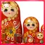 7x Trang trí búp bê làm tổ bằng tay Đồ chơi thủ công truyền thống có thể xếp chồng lên nhau cho