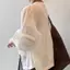 Áo khoác Cardigan Ramie cao cấp dành cho nữ mùa hè mỏng nhỏ dáng rộng áo sơ mi trắng