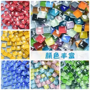 Đề xuất diy Màu Pha Lê Kính Khảm Coaster Làm Mẫu Giáo Hoạt Động Handmade Trang Trí Vuông Phong Cảnh Xếp Hình