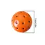 PYCOU 3 Bóng Xốp, Nhiều Màu Chính Xác Bounce Bóng Pickleball Yên Tĩnh, Bền Không Tiếng Ồn 74mm Bóng Pickleball PU Mềm Đồ Dùng Thể Thao
