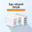 10W5v2A Cổng Đơn Cổng Kép Đa Chức Năng Cắm USB Đầu Sạc Nhanh Android Apple Đa Năng Điện Thoại Di Động Sạc Đầu Sạc
