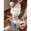 Cổ chéo Pure Desire Một vai Hot Girl Áo thun ngắn tay gợi cảm dành cho nữ lệch vai