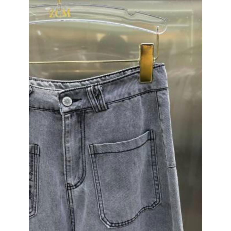 Quần Denim Tencel lưng cao mới dành cho nữ