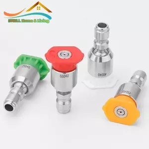 Bộ vòi phun kết nối nhanh 1 / 4 Inch với điều chỉnh 360 độ cho máy giặt 4000 PSI