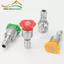 Bộ vòi phun kết nối nhanh 1 / 4 Inch với điều chỉnh 360 độ cho máy giặt 4000 PSI