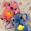 Lilo Stitch Angel Stitch Đồ chơi nhẹ nhàng Thở sáng lên Búp bê sang trọng Đồ chơi đồng hành mềm mại