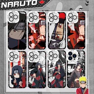 Anime NARUTO Sasuke Obito Hatake Kakashi Ốp Điện Thoại Cho IPhone 15 12 13 14 Pro Max Plus Mềm Trong Suốt Silicon Chống Sốc TPU Trong Suốt Hoạt Hình Xu Hướng Thương Hiệu