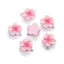9 Màu 28 * 24mm Nhựa Thời Trang DIY Phụ Kiện Trang Sức Frangipani Hoa Năm Cánh Charm 6.18 028U
