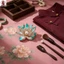 Men Peony Trâm Hợp Kim Kẽm Pin Với Kim Cương Giả Và Ngọc Trai Cho Sườn Xám