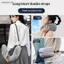 Gối du lịch Ne có túi đựng quần áo có thể đổ đầy Vỏ gối hình chữ U Vỏ gối lông cừu pha lê Ne cho du lịch trên máy bay [VN]