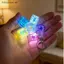# HB # LED Bàn Phím Móc Khóa Fidget Đồ Chơi Pha Lê Clier Đồ Chơi Cảm Giác Để Giảm Căng Thẳng Bàn Phím Móc Khóa Fidget Tiện Ích Dành Cho Người Lớn Trẻ Em.