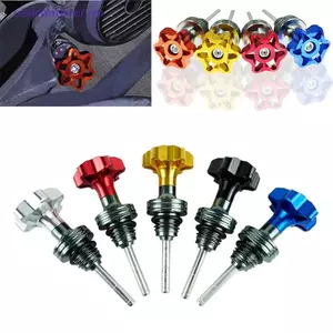 1Pc Dầu Dipsti Filler Nắp Cắm Cho Xe Tay Ga Động Cơ Xe Máy Crankcase Đồng Hồ Đo Mức Dầu Đa Năng DipSti MỚI