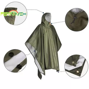 Poncho mưa hạng nặng cho Bapaing Chống thấm nước Nhẹ dành cho người lớn Cắm trại khẩn cấp Áo mưa đa năng dành cho nam và nữ [MỚI]