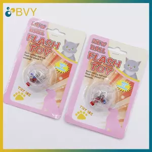 BVY 3 / 1 Cái Mèo Chuyển Động Bật Sáng Tương Tác Bóng Flash Ma Nhỏ Chạy Bằng Pin Thiết Bị Bất Thường Di Động LED Quà Tặng Đồ Chơi Thú Cưng.