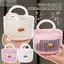 Giỏ đựng đồ YUUKII, Giỏ treo nhà bếp có thể tái sử dụng miệng xúc xích, Hộp đựng hoạt hình treo tường tiết kiệm không gian dễ thương