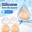 Miếng đệm ngực silicon hình tam giác Push Up Bra Pad Chèn cho túi du lịch Trang phục và sử dụng tại nhà