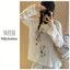 Milyfashion Lười Mỏng Chống Nắng Phiên Bản Hàn Quốc Áo Thun In Hình Mùa Hè Rời Dài Tay Top Y2K JSU4