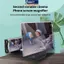 MAKY 10inch 3D Màn Hình Điện Thoại Kính lúp Khuếch Đại Thiết Kế Gấp HD Video Kính Phóng Đại Phim Điện Thoại Thông Minh Braet Giá Đỡ VN