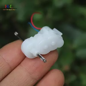 HL Mini 614 Động Cơ Bánh Răng Không Lõi DC 3.7V 390RPM Trục Kép Micro Coreless Hộp Số Giảm Tốc Động Cơ DIY Sở Thích Đồ Chơi Xe LMWU