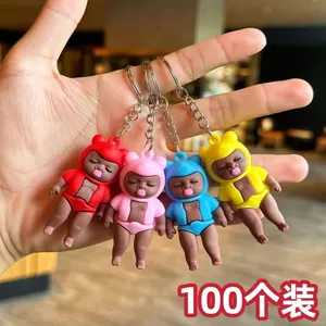 Influencer Natasha Đen Bé Giải Nén Đồ Chơi Móc Khóa Mặt Dây Chuyền Búp Bê Hình Mẫu Giáo Quà Tặng Trẻ Em Phần Thưởng 26.3.22