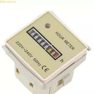 Fol Cơ Hẹn Giờ Vuông Điện Tử Hermetic Counter Kỹ Thuật Số Giờ Đồng Hồ Đo Giờ Giờ Đồng Hồ Đo 220-240V 50Hz Đồng Hồ Đo Giờ