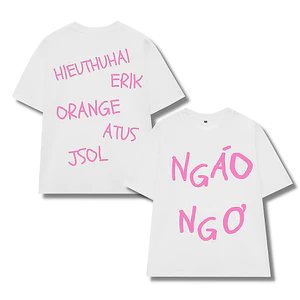 Áo thun NGÁO NGƠ hot trend, áo phông unisex nam nữ form rộng tay lỡ mềm mịn mỏng nhẹ