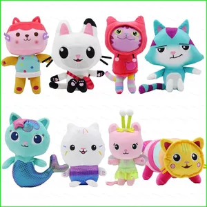 PS1 Gabbys Nhà Búp Bê Sang Trọng Búp Bê Quà Tặng Cho Bé Gái Trang Trí Nhà Đồ Chơi Nhồi Bông Cho Trẻ Em Bộ Sưu Tập SP1