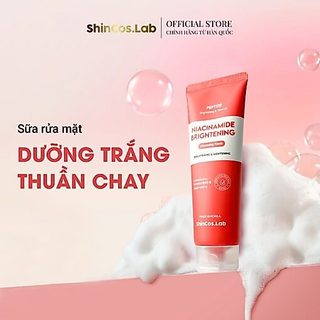 Sữa rửa mặt dưỡng trắng thuần chay SHINCOS.LAB Niacinamide Brightening