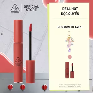 Son kem lì nhung mịn 3CE Velvet Lip Tint