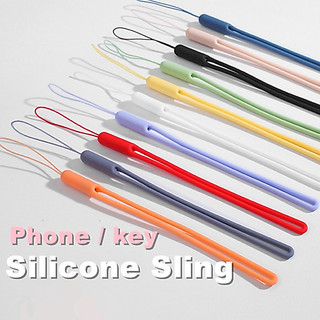 Dây đeo cổ tay, buộc điện thoại/máy ảnh, móc chìa khóa silicon dễ thương