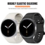 Dây đeo silicon thể thao cho Samsung Galaxy Watch 8 40mm 44mm / 8Classic 46mm dây đeo thay thế vòng tay