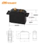 🔥phụ kiện xe rc servo rc đồ nâng cấp xe rc 25g Răng Kim Loại Kỹ Thuật Số Lái Gear Mô-men Xoắn Cao Lõi Sắt Động Cơ Robot Mô Hình Máy Bay Mô Hình Xe Ô Tô Cổng Nối Tiếp PWM Bánh Răng Lái Chống Cháy