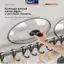Giá đỡ tiết kiệm không gian MAKY có móc nhà bếp Không khoan treo tường để lưu trữ đa chức năng hiệu quả VN