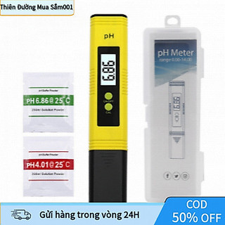 Bút Đo pH Cho Nước Hồ Cá – Dụng Cụ Đo Axit, Kiểm Tra pH, Hiển Thị LCD