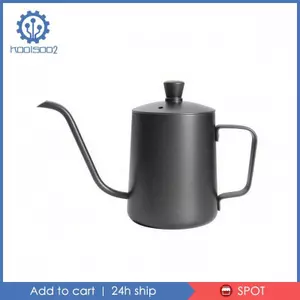 Ấm đun nước pha cà phê tối giản bằng thép không gỉ cổ dài bằng tay đổ trên ấm trà cho gia đình Barista