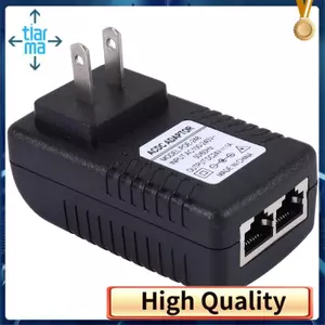 Bộ chuyển đổi đầu phun Ethernet POE cho cổng điện thoại IP Camera IP (phích cắm 24V / 1A US)