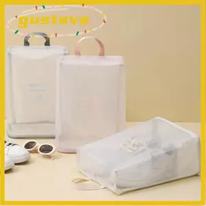 Túi Bảo Quản Giày GUSTAVA, Túi Đựng Giày Công Suất Lớn PVC, Lưới Di Động Chống Ẩm Giày Bảo Vệ