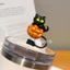 Mèo Quỷ Dễ Thương Halloween Bí Ngô Silicon Mũ Rơm ins Phong Cách Ma Series Chống Bụi Ống Hút Cắm Cốc Nước DBUG