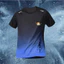 Lưới thoáng khí YONEX Gradient thể thao tay ngắn 3D in kỹ thuật số Loose Unisex Cầu lông, Quần vợt, Chạy bộ Áo thun