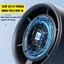Quạt Cầm Tay Mini Turbo 4000mAh Cao Cấp 100 Cấp Độ Gió, Màn Hình LED, Sạc Nhanh Type-C Tiện Lợi