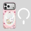 Ốp điện thoại cứng hình thỏ Gongge từ tính pha lê đá cho iPhone 17 Pro Max 16 15 14 13 17Air 16Plus Vỏ bảo vệ chống sốc