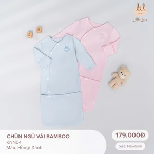 Chũn Ngủ Ngon Chất Vải Bamboo Dành Cho Bé Lil Little Love KNN04
