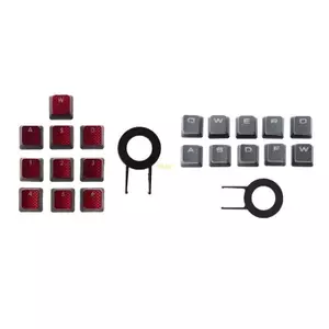 Btsg 10 phím GRB Red Keycaps 1 2 3 4 5 6 WASD cho Corsair K70 K65 K95 G710 STRAFE