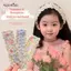AqToCna Sweet Summer Floral Đan Bé Gái Với Magic Stier Và Bangs Design AqToCna